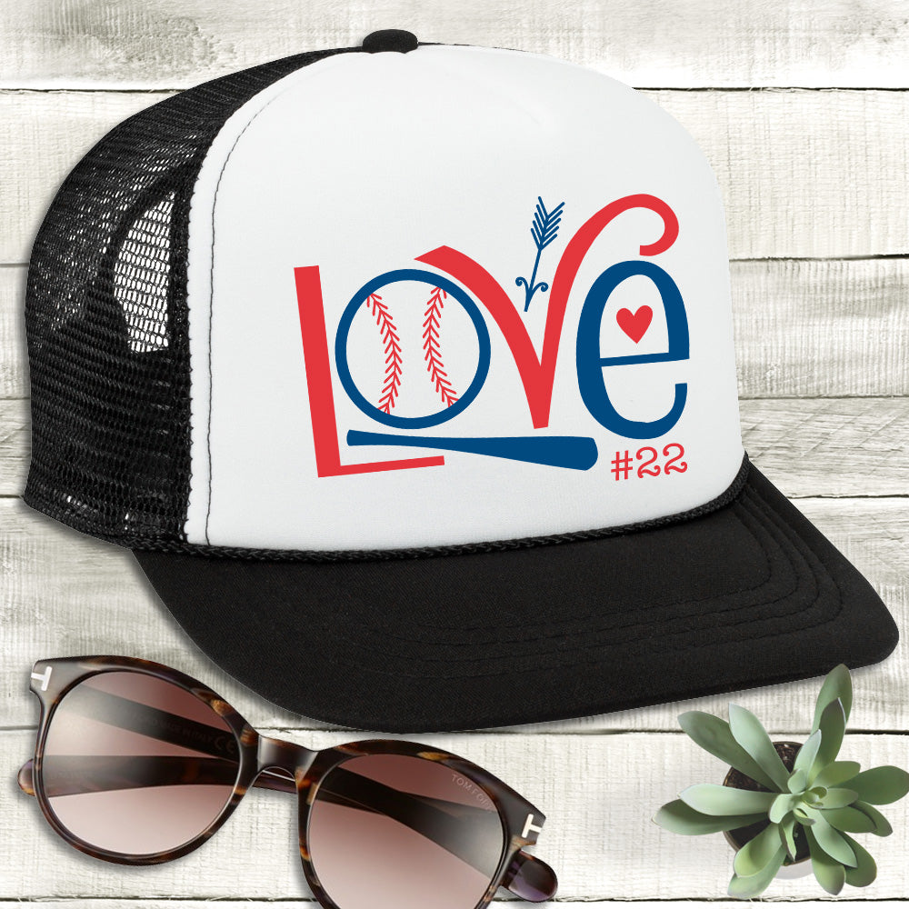 Trucker Hat - Baseball Love