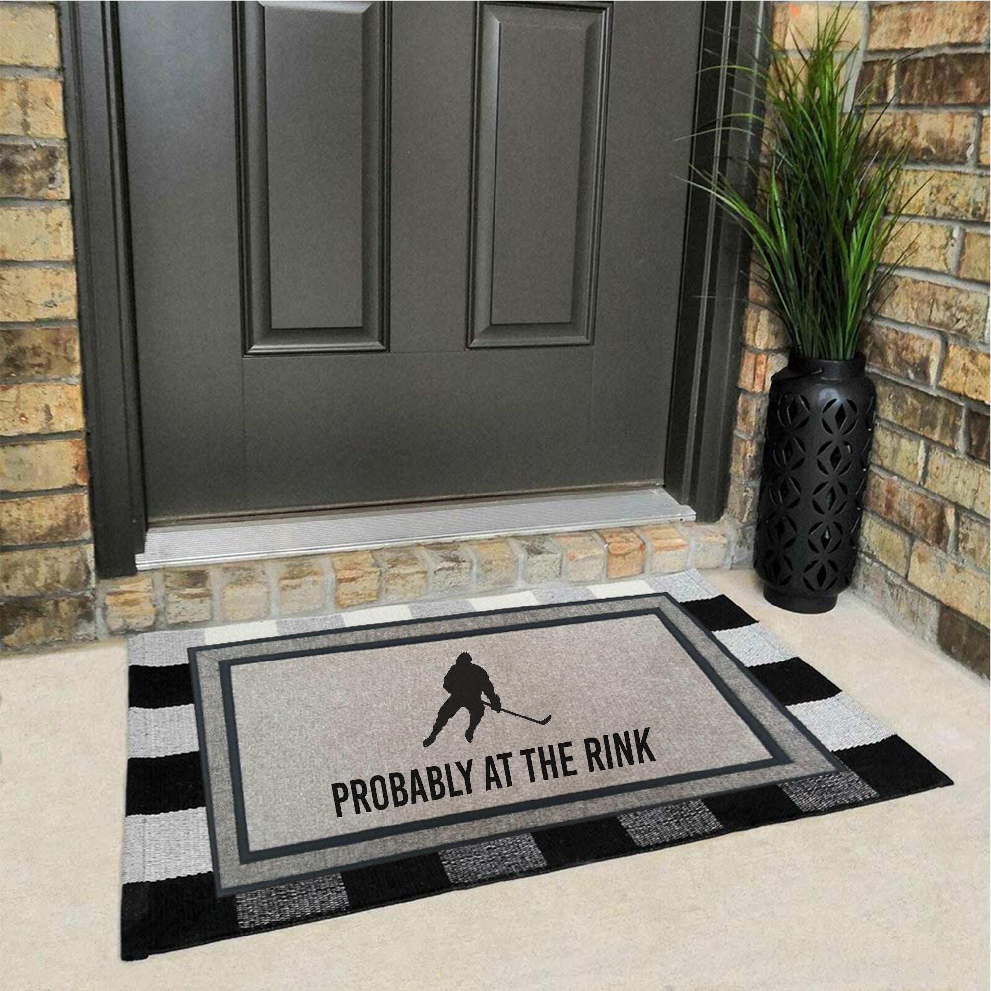 Door Mat - Probably at the Hockey Rink