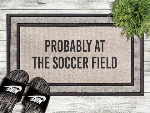 Door Mat - Probably at the Soccer Field